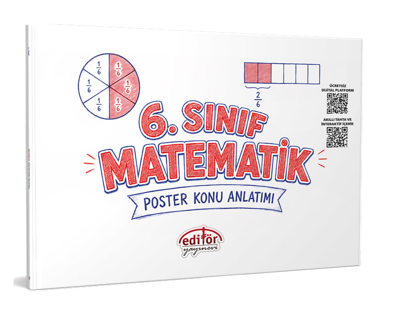 Editör Yayınları 6. Sınıf Matematik Poster Konu Anlatımlı