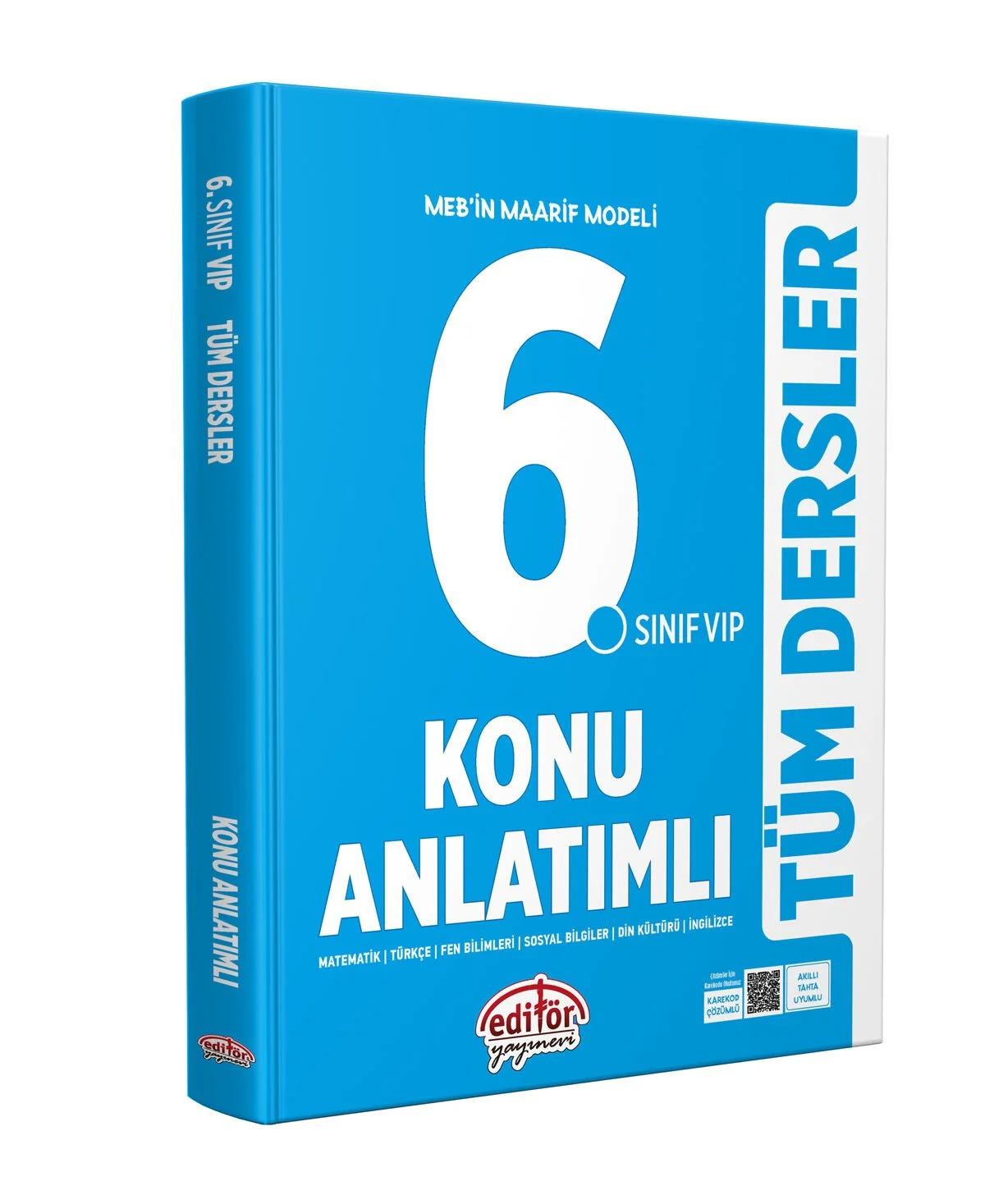Editör Yayınları 6. Sınıf VIP Tüm Dersler Konu Anlatımlı