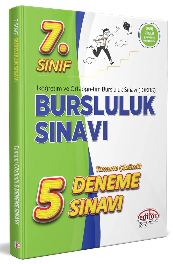 Editör Yayınları 7. Sınıf Bursluluk Sınavı Çözümlü 5 Deneme Sınavı