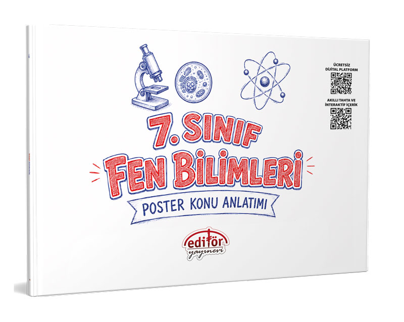 Editör Yayınları 7. Sınıf Fen Bilimleri Poster Konu Anlatımlı