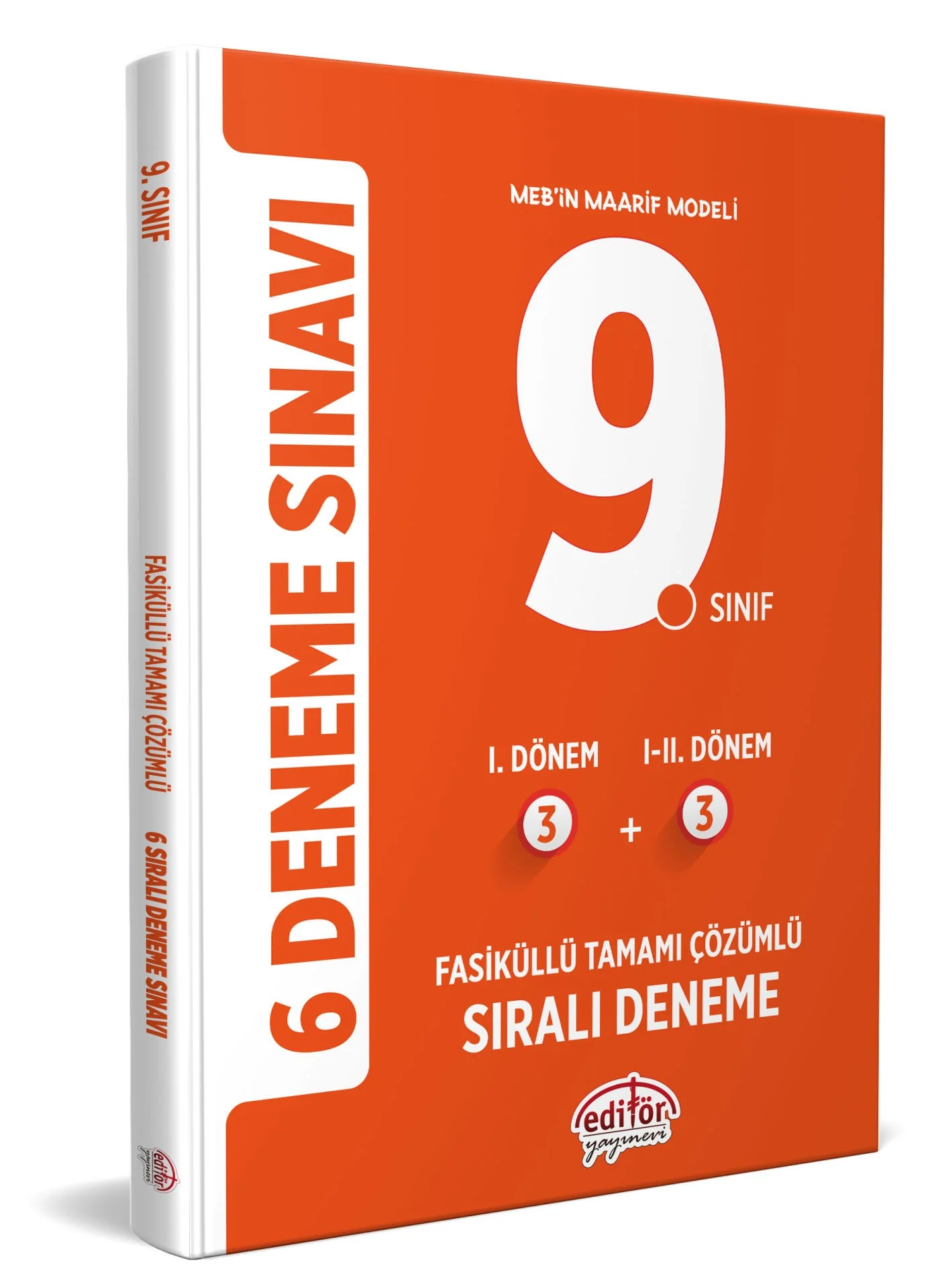Editör Yayınları 9. Sınıf  (3+3) Fasiküllü Tamamı Çözümlü 6 Deneme Sınavı