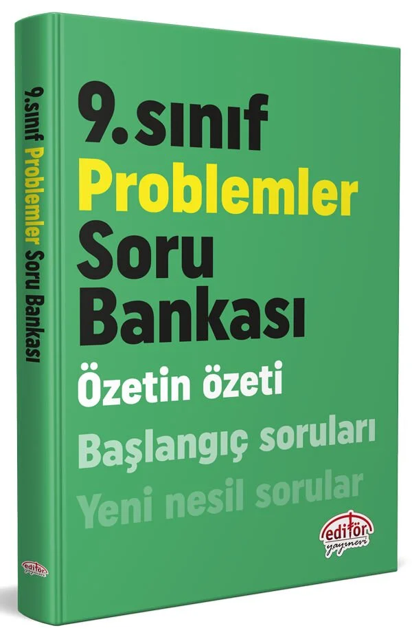Editör Yayınları 9. Sınıf Matematik Problemler Soru Bankası
