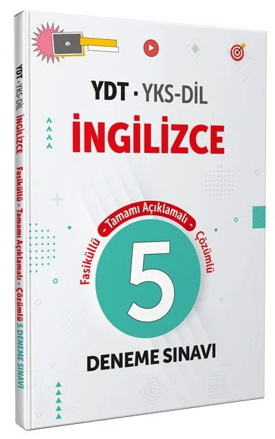 Editör Yayınları İngilizce Ydt YksDi̇l Tamamı Çözümlü 5 Fasikül Deneme