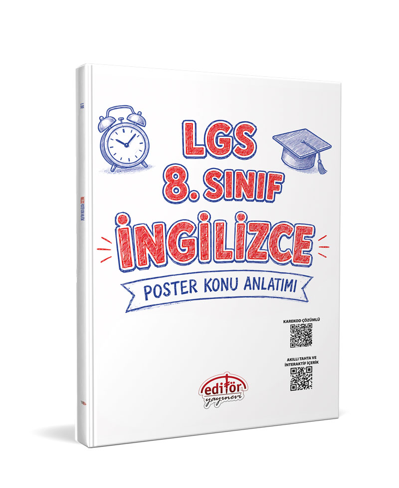 Editör Yayınları LGS 8. Sınıf İngilizce Poster Konu Anlatımlı