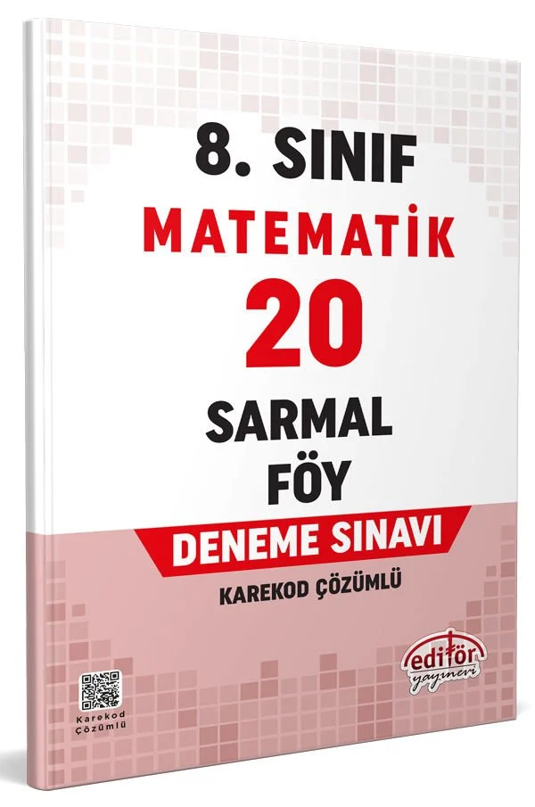 Editör Yayınları Lgs 8. Sınıf Matematik 20 Sarmal Föy Deneme Sınavı