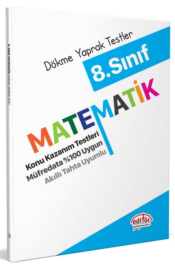 Editör Yayınları Lgs 8. Sınıf Matematik Dökme Yaprak Testler
