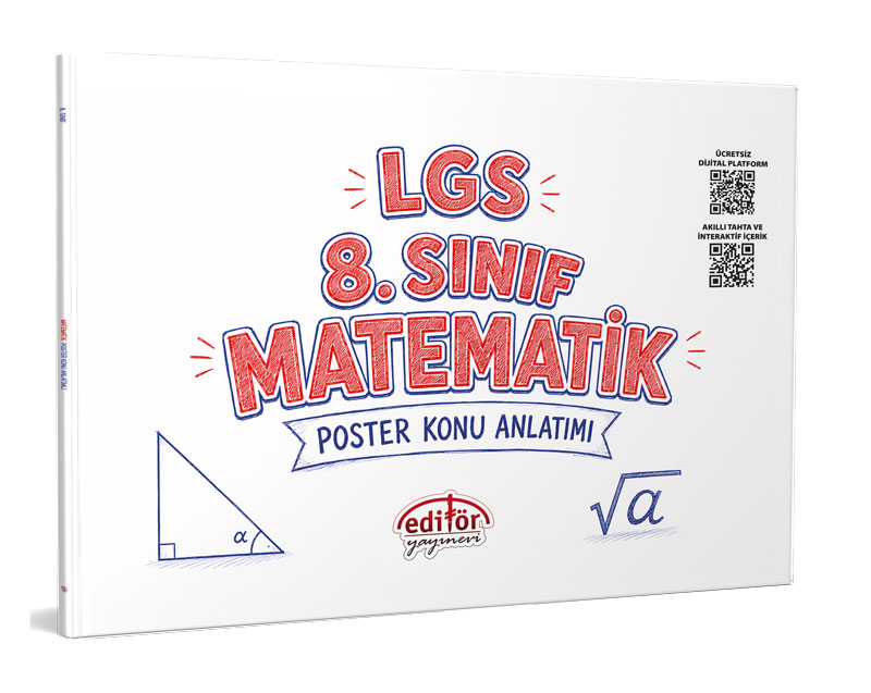 Editör Yayınları LGS 8. Sınıf Matematik Poster Konu Anlatımlı