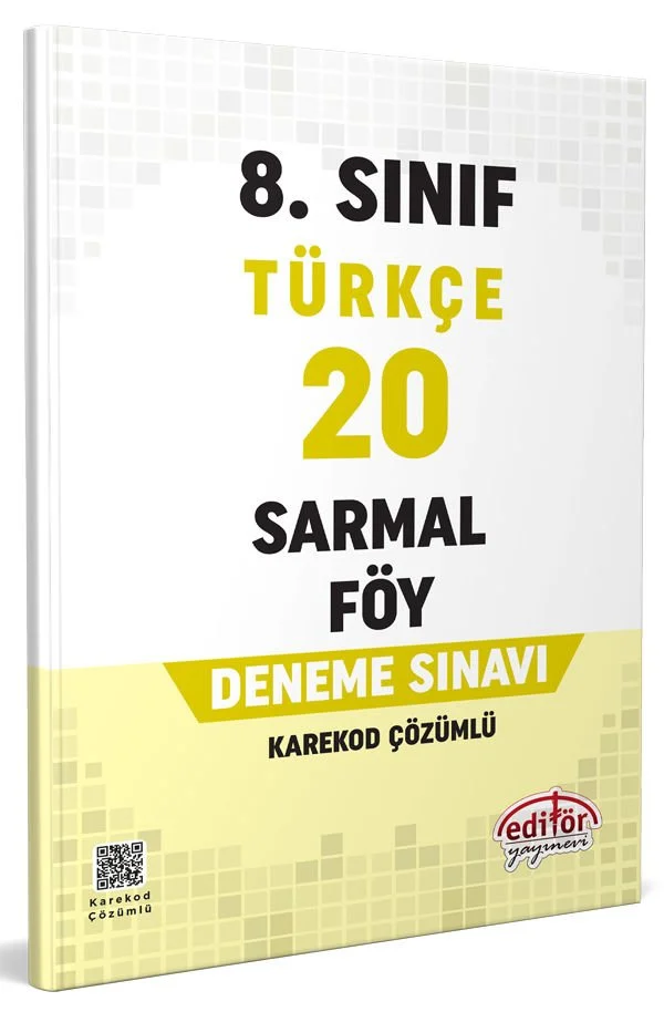 Editör Yayınları Lgs 8. Sınıf Türkçe 20 Sarmal Föy Deneme Sınavı