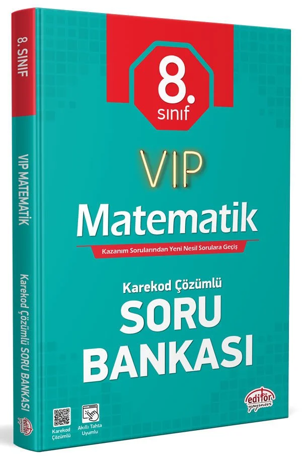 Editör Yayınları LGS 8. Sınıf VIP Matematik Soru Bankası