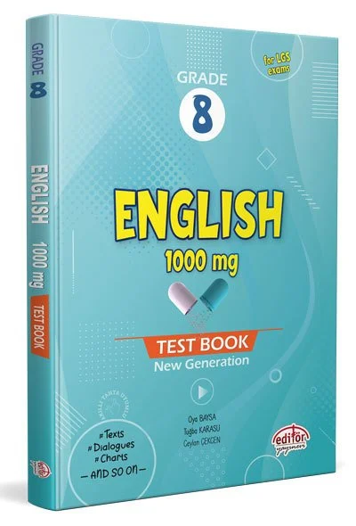 Editör Yayınları Lgs Grade 8 English 1000 Mg Test Book
