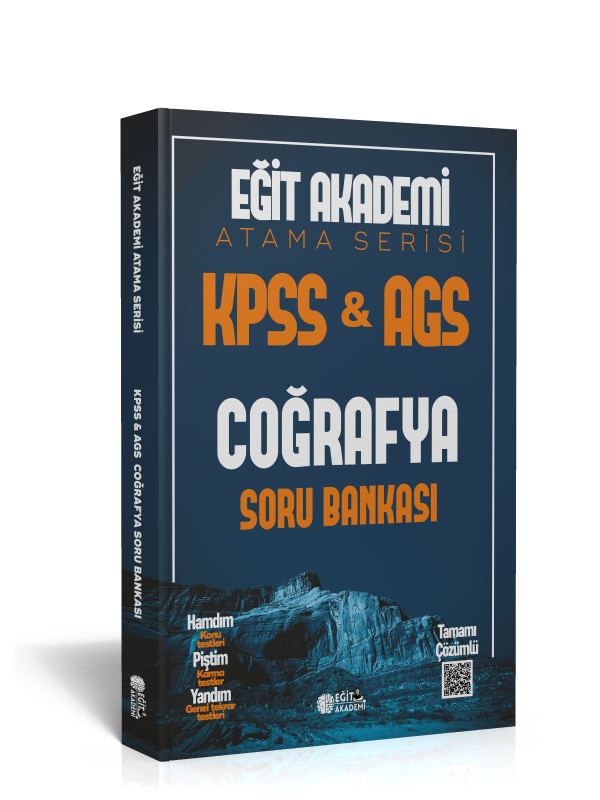 Eğit Akademi ATAMA Serisi KPSS AGS Coğrafya Soru Bankası