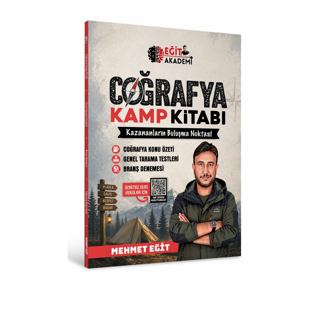 Eğit Akademi Mehmet Eğit 2026 MEB AGS KPSS Coğrafya Kamp Kitabı 
