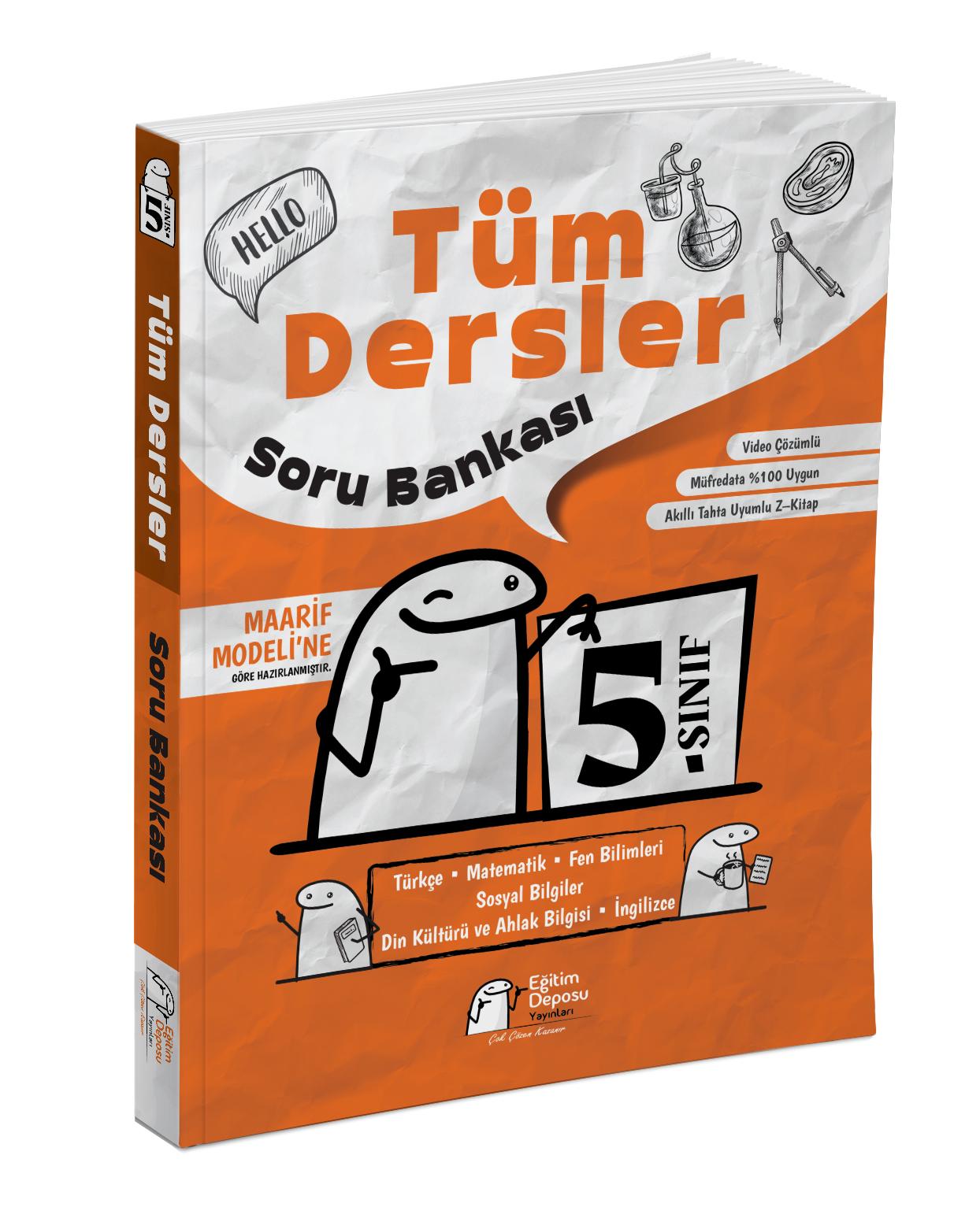 Eğitim Deposu Yayınları 5. Sınıf Tüm Dersler Soru Bankası 