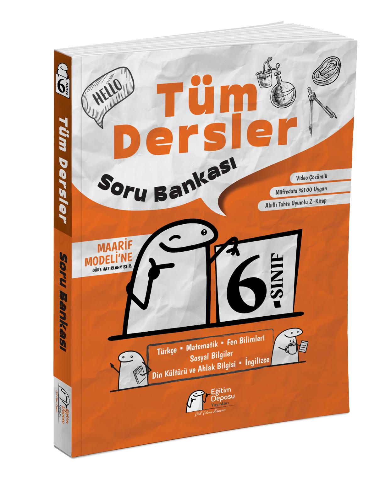 Eğitim Deposu Yayınları 6. Sınıf Tüm Dersler Soru Bankası 