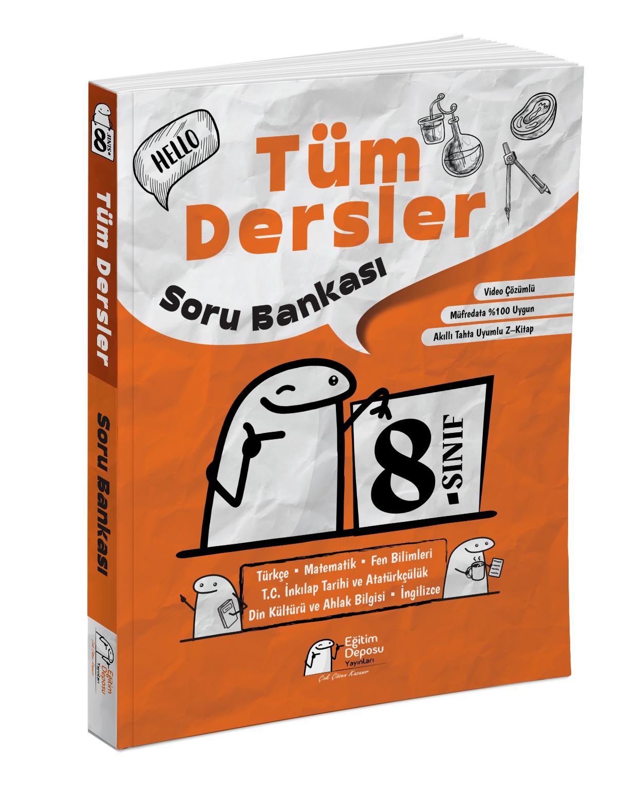 Eğitim Deposu Yayınları LGS 8. Sınıf Tüm Dersler Soru Bankası 