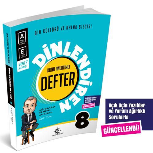 Eker Test LGS 8. Sınıf Dinlendiren Defter