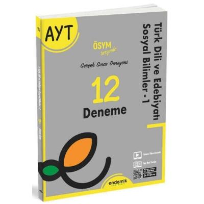 Endemik Yayınları Ayt Türk Dili Ve Edebiyatı Sosyal Bilimler 1 12 Deneme