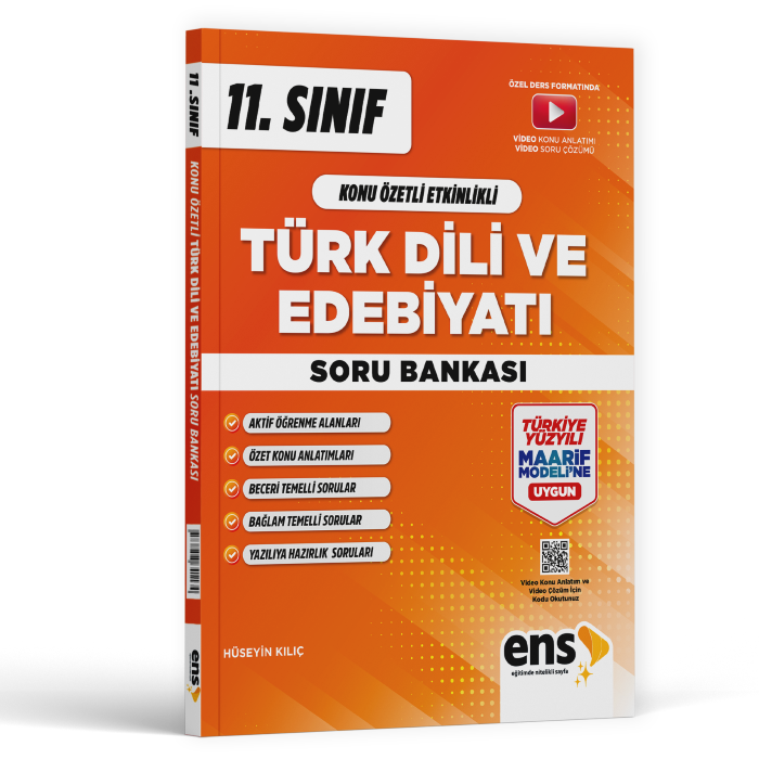 ENS Yayıncılık 11. Sınıf Türk Dili ve Edebiyatı Konu Özetli Etkinlikli Soru Bankası