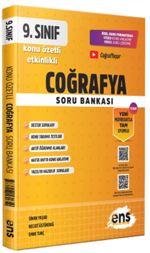 ENS Yayıncılık 9. Sınıf Coğrafya Etkinlikli Soru Bankası