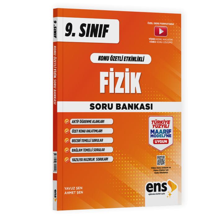 ENS Yayıncılık 9. Sınıf Fizik Maarif Konu Özetli Soru Bankası
