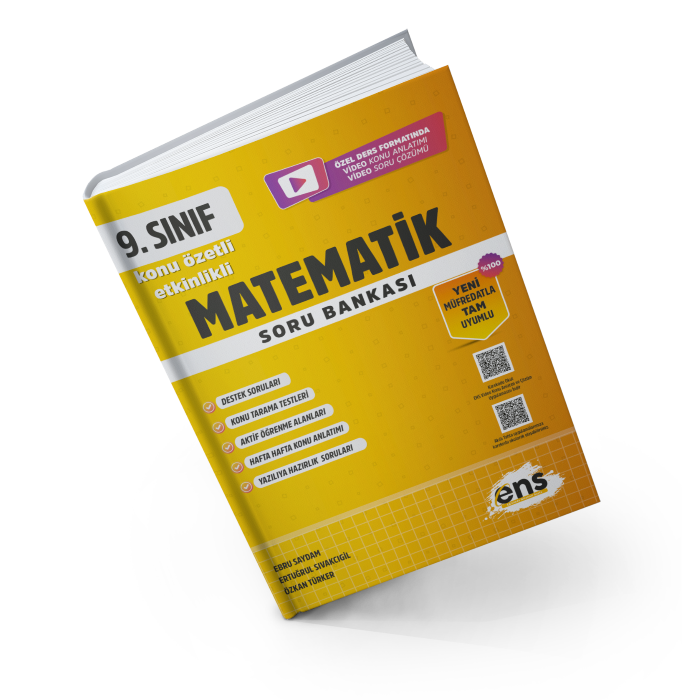 Ens Yayıncılık 9. Sınıf  Matematik Etkinlikli Soru Bankası