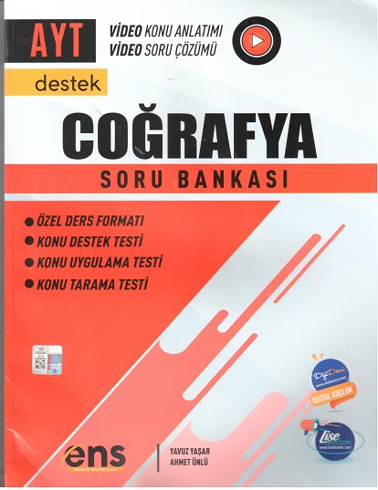 Ens Yayıncılık Ayt Coğrafya Destek Soru Bankası