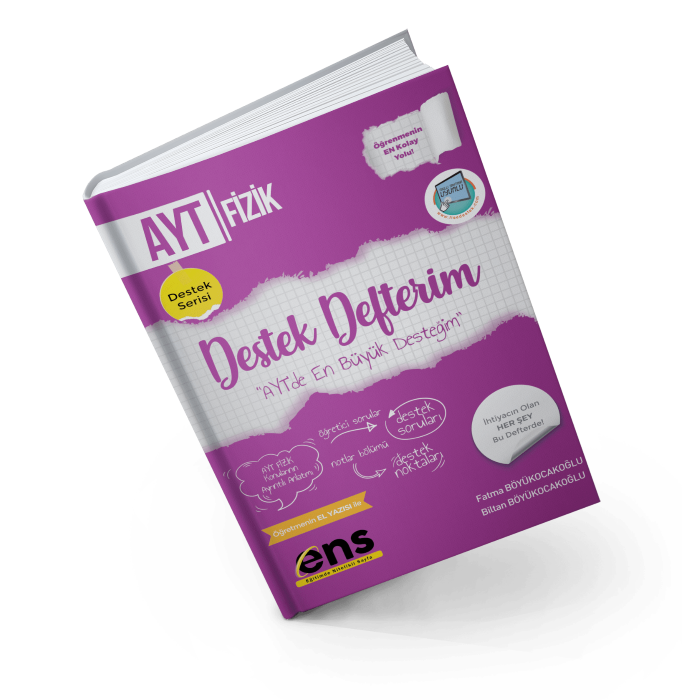 Ens Yayıncılık Ayt Fizik Destek Defterim