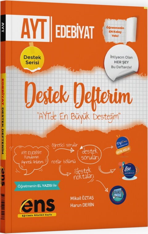 ENS Yayıncılık AYT Türk Dili ve Edebiyatı Destek Defterim