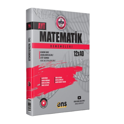 Ens Yayınları Ayt Matematik 12 X 40 Denemeleri