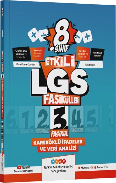 Etkili Matematik Yayınları LGS 8. Sınıf Etkili  Fasikül Köklü İfadeler 3