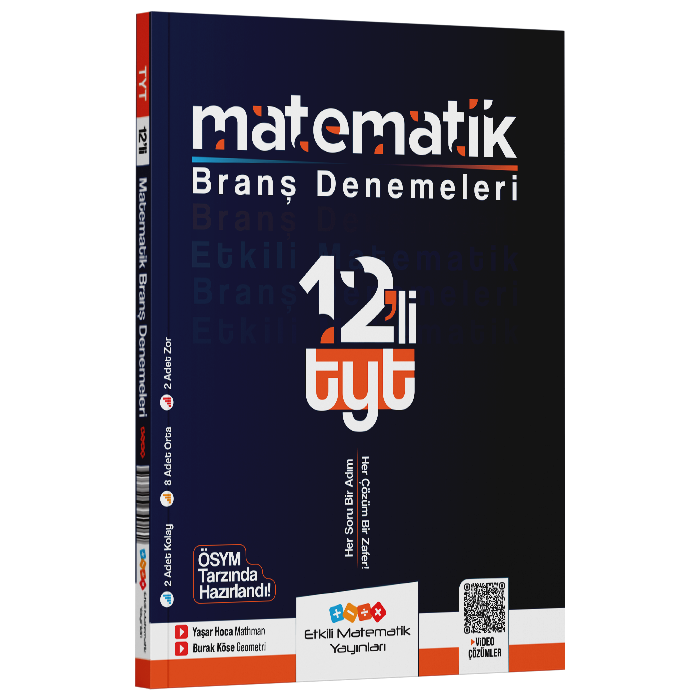 Etkili Matematik Yayınları TYT Matematik 12 Branş Denemeleri