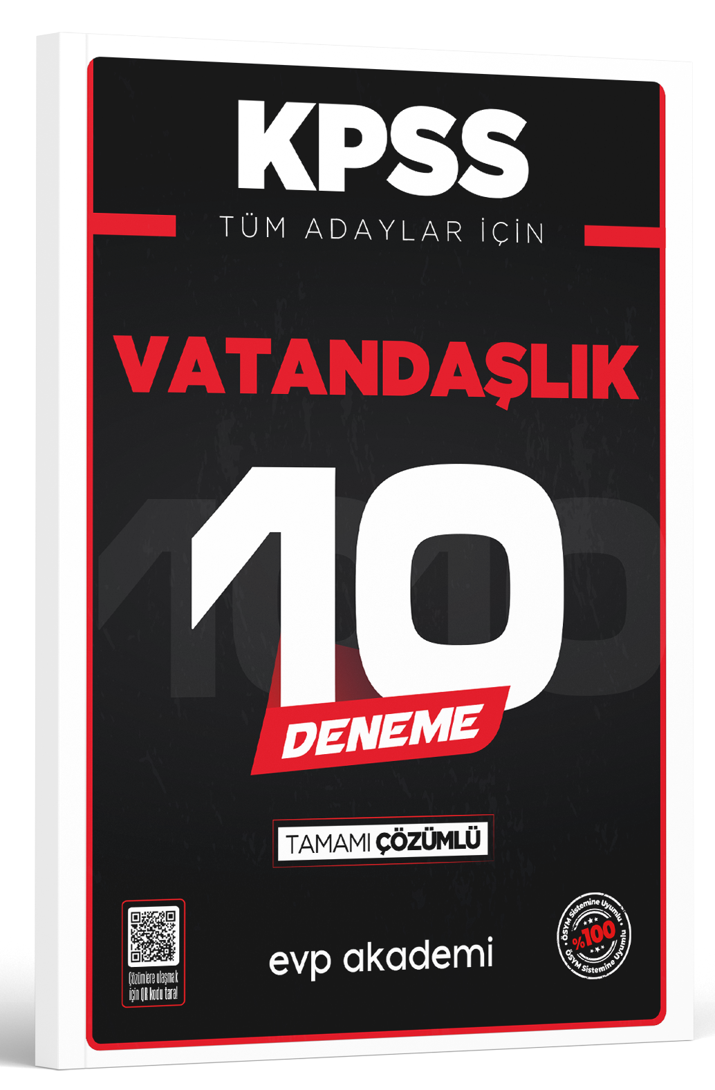 EVP Akademi KPSS Tüm Adaylar İçin Vatandaşlık 10 Deneme Tamamı Çözümlü 