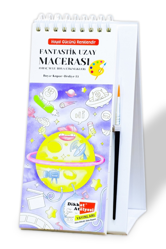 Fantastik Uzay Macerası - Sulu Boya Etkinlik Kitabı