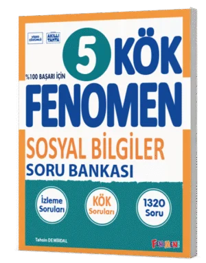 Fenomen Okul Yayınları 5. Sınıf Sosyal Bilgiler Kök Soru Bankası