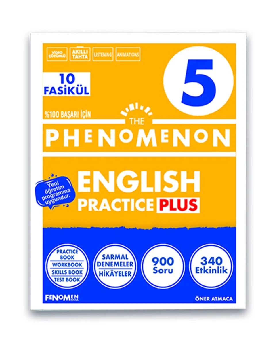 Fenomen Okul Yayınları 5. Sınıf PHENOMENON ENGLISH PRACTICE PLUS