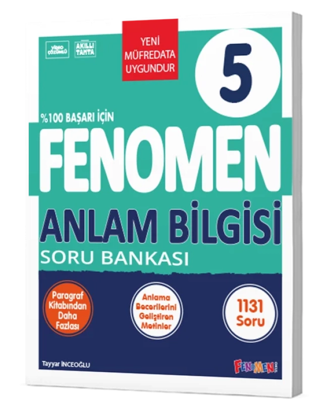 Fenomen Okul Yayınları 5. Sınıf Anlam Bilgisi Soru Bankası