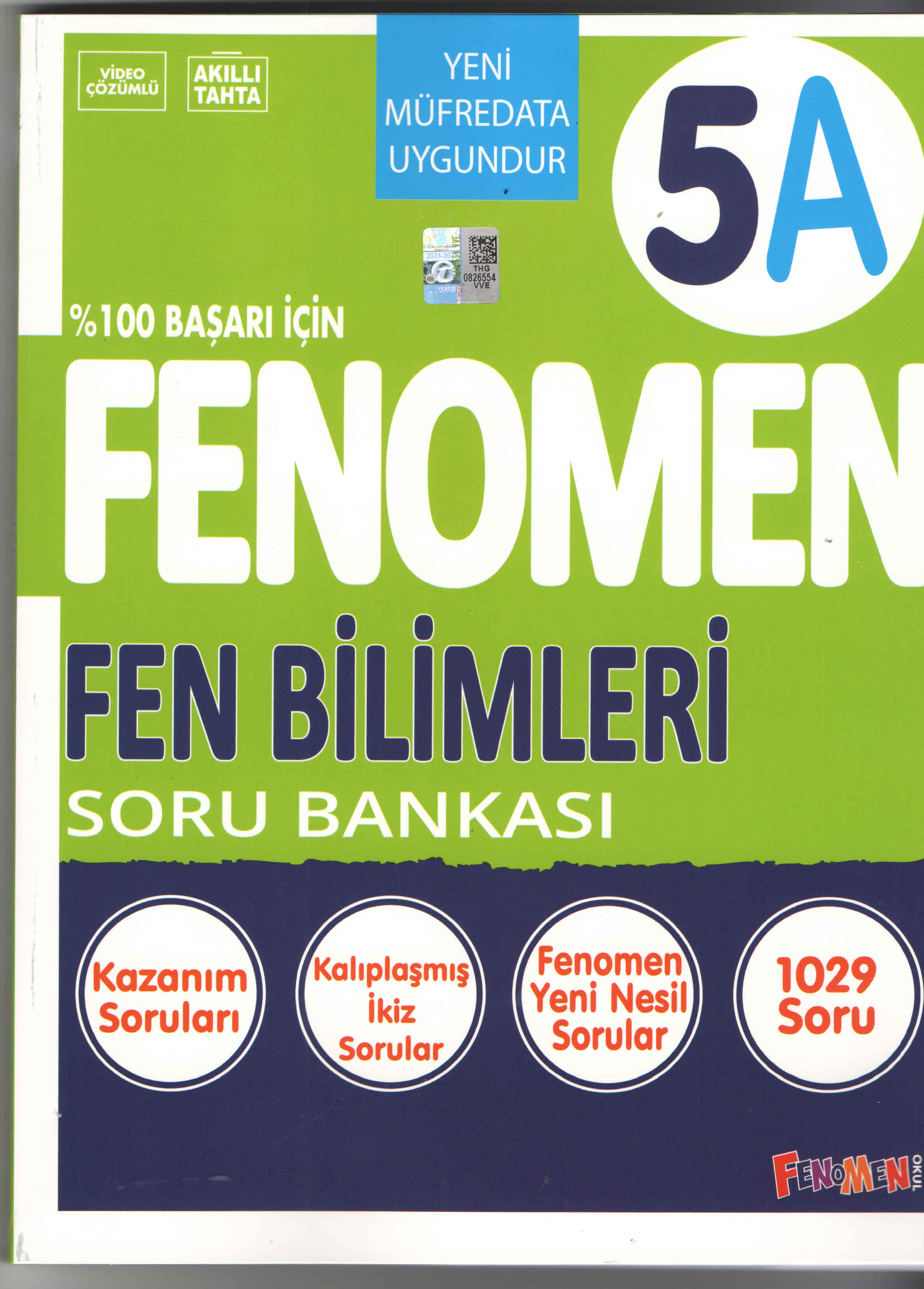 Fenomen Okul Yayınları 5. Sınıf  Fen Bilimleri A Soru Bankası