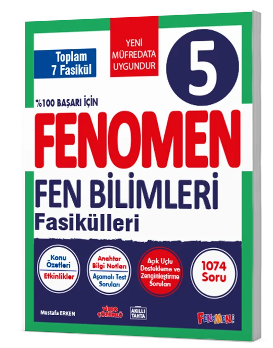 Fenomen Okul Yayınları 5. Sınıf Fen Bilimleri Fasikülleri Seti