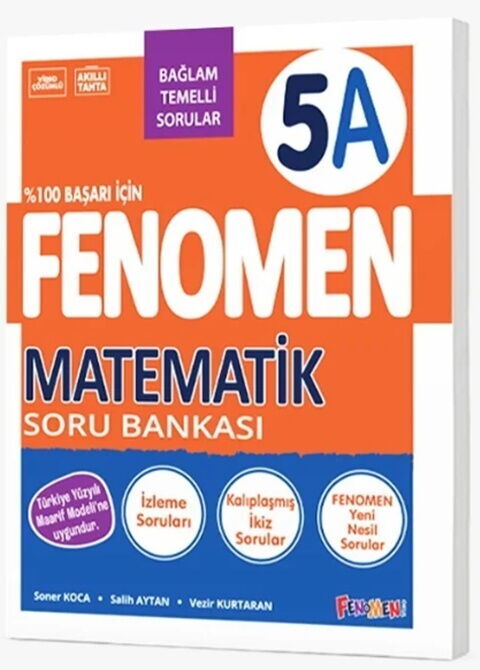 Fenomen Okul Yayınları 5. Sınıf Matematik A Soru Bankası
