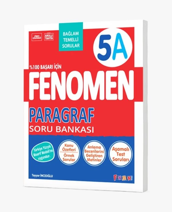 Fenomen Okul Yayınları 5. Sınıf Paragraf A Soru Bankası