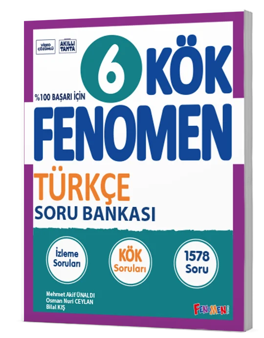 Fenomen Okul Yayınları 6. Sınıf Türkçe Kök Soru Bankası