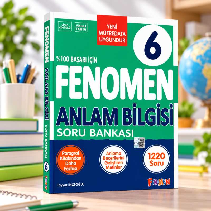 Fenomen Okul Yayınları 6. Sınıf Anlam Bilgisi Soru Bankası