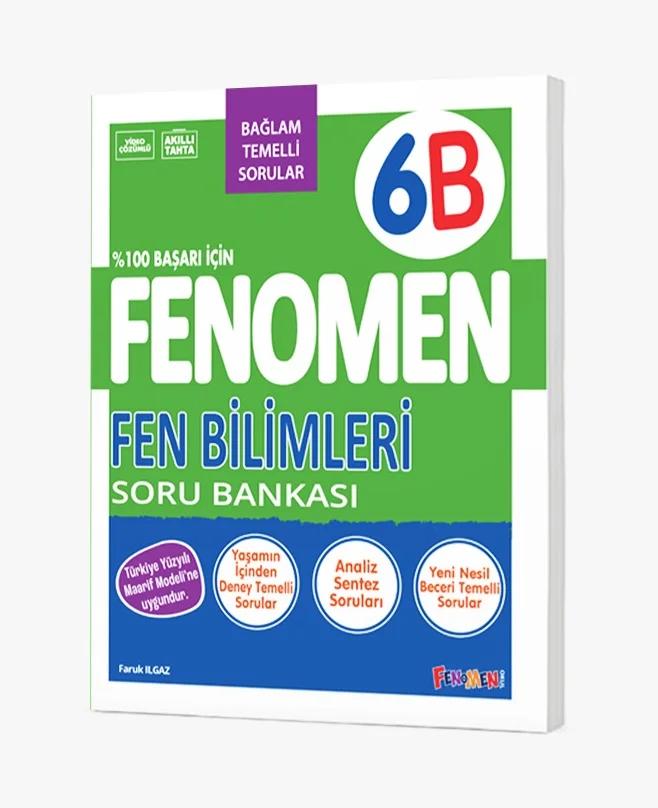 Fenomen Okul Yayınları 6. Sınıf Fen Bilimleri B Soru Bankası