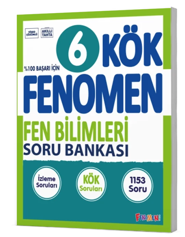 Fenomen Okul Yayınları 6. Sınıf Fen Bilimleri KÖK Soru Bankası