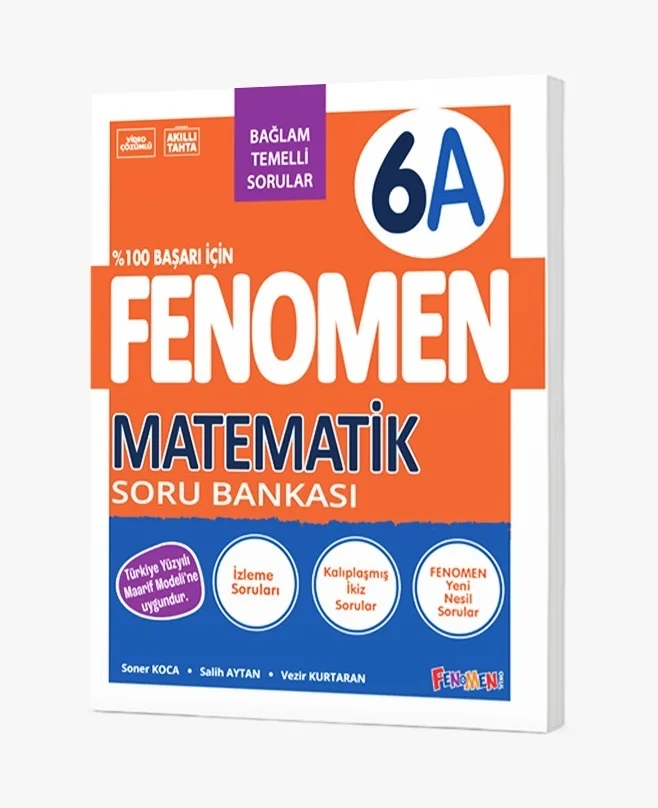 Fenomen Okul Yayınları 6. Sınıf Matematik A Soru Bankası