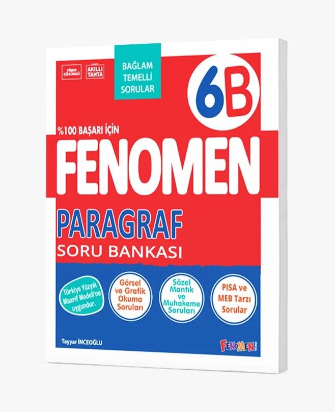 Fenomen Okul Yayınları 6. Sınıf Paragraf B Soru Bankası