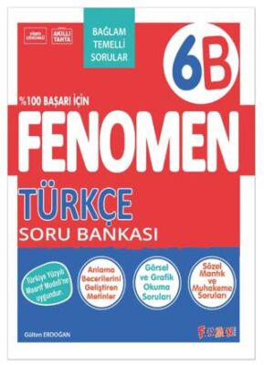 Fenomen Okul Yayınları 6. Sınıf Türkçe B Soru Bankası
