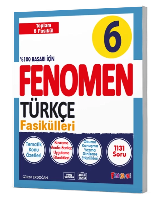 Fenomen Okul Yayınları 6. Sınıf Türkçe Fasikülleri