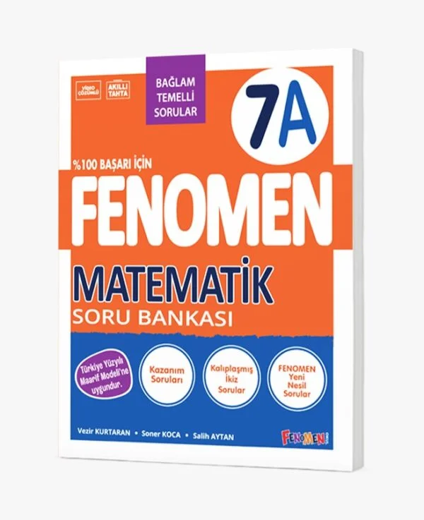 Fenomen Okul Yayınları 7. Sınıf Matematik A Soru Bankası