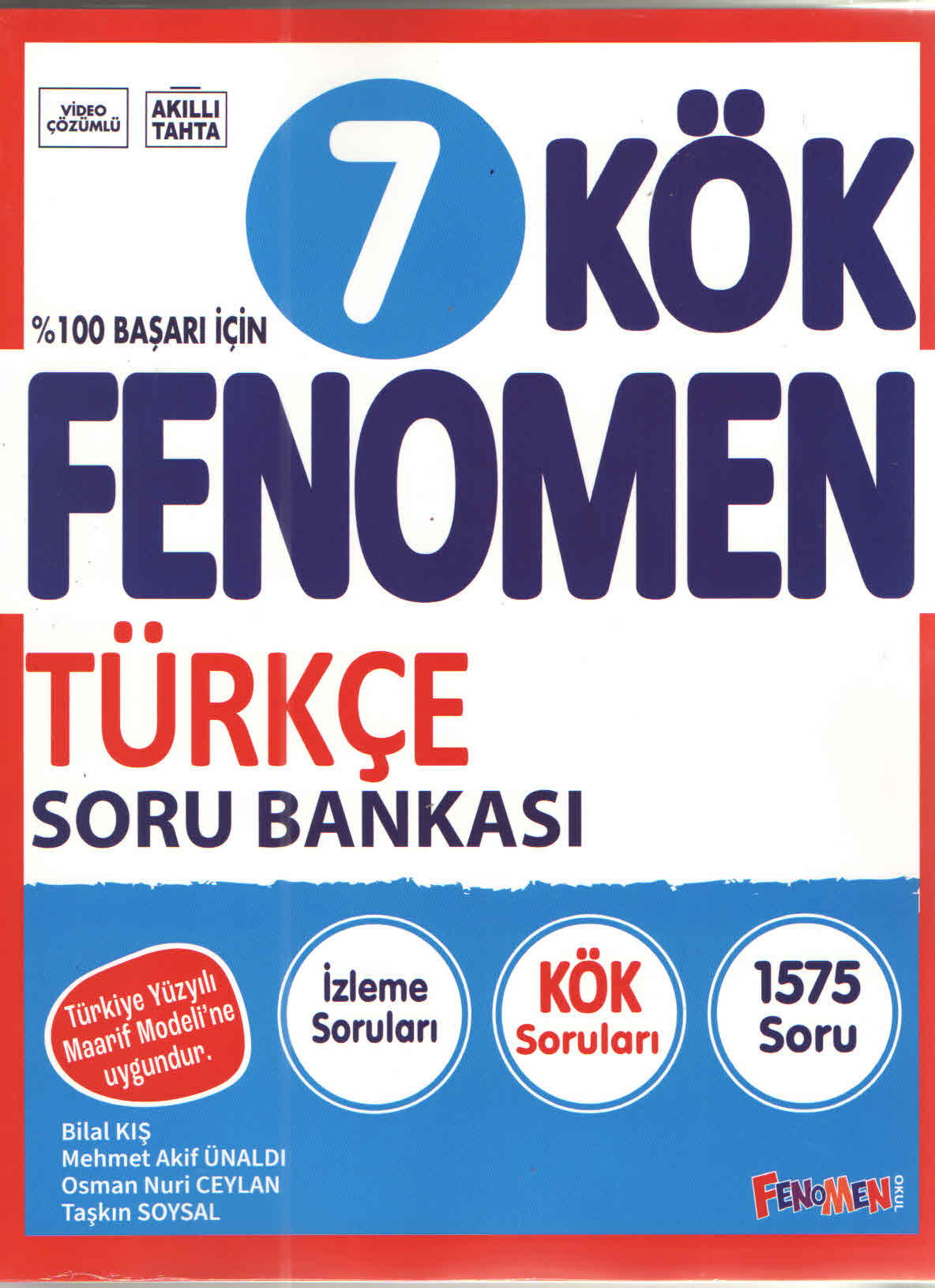 Fenomen Okul Yayınları 7. Sınıf Türkçe KÖK Soru Bankası